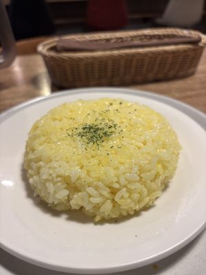 Medium rice  at Beyond Age Soup Curry in Sapporo