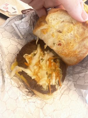 Inside of patty melt   at Walt Disney World - Cosmic Ray's Starlight Cafe in Lake Buena Vista