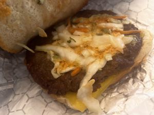 Inside of patty melt   at Walt Disney World - Cosmic Ray's Starlight Cafe in Lake Buena Vista
