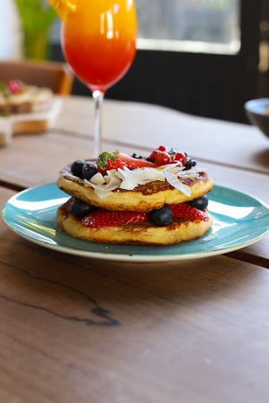 Panqueca de Côco at Jay's Brunch Caffe in Parede