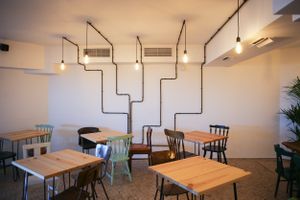 Interior at Jay's Brunch Caffe in Parede