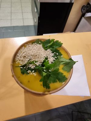 Potato soup at Roswell & Soup Culture in Poznan