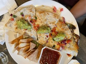 The quesadilla grande  at Quantum Leap - Upper East Side in New York City