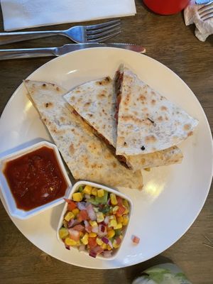Bourbon beyond steak quesadilla   at Quantum Leap - Upper East Side in New York City