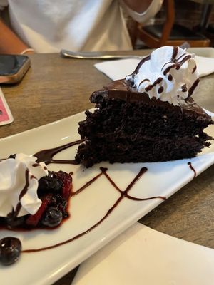 Chocolate cake   at Quantum Leap - Upper East Side in New York City