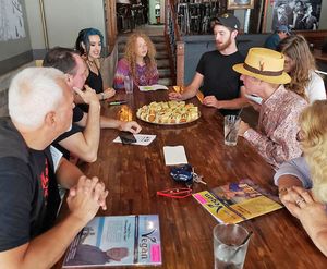carrot dog sampling at Forty Thieves in Buffalo