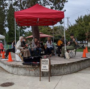 Riley Park Market entertainment, September 2021 at Farmers Markets in Vancouver
