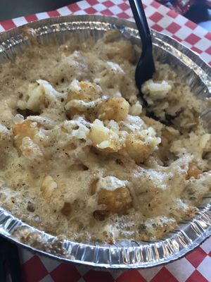 Vegan cheesy tots at D.P. Dough in Tempe