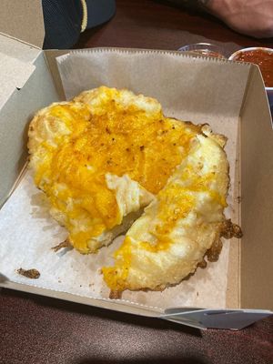 Cheese stix  at D.P. Dough in Tempe