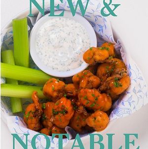 vegan buffalo cauliflower  at Earls Assembly Row in Somerville