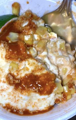 Vegan Elote at Mariachi's Dine-In in Fort Worth