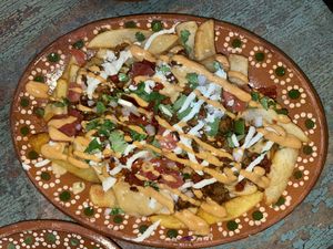 Cumbia fries at Mariachi's Dine-In in Fort Worth