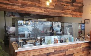 Counter order at Julie Goes Green in Los Angeles