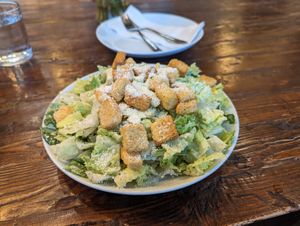 Caesar salad at Julie Goes Green in Los Angeles