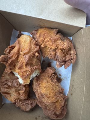 Fried Chicken (on small plates area of menu; this different from "drum sticks")- YUMMY!  at Julie Goes Green in Los Angeles