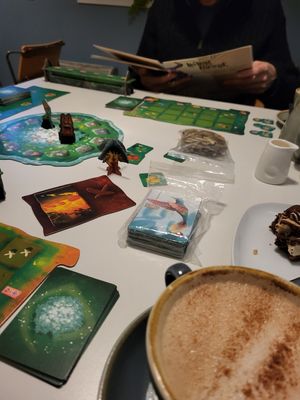 Chai Latte at The Treehouse Board Game Cafe in Sheffield