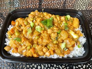 Channa + Rice…  at Bake on the Run - Food Truck in Portland