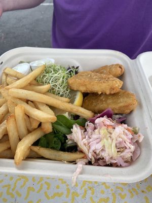 Fish n chips  at Earth Aloha Eats - Waikiki in Honolulu