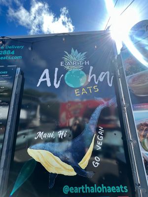 We came during humpback mating season so I loved the art. 💙 at Earth Aloha Eats - Waikiki in Honolulu