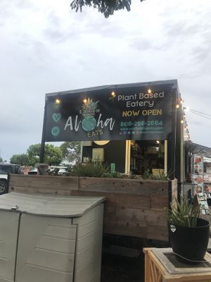 Location in a parking lot  at Earth Aloha Eats - Waikiki in Honolulu