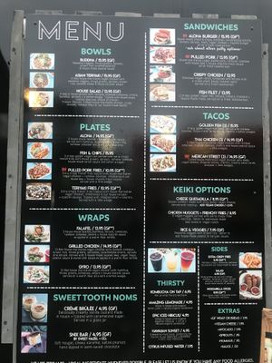 Amazing menu, came here twice!  at Earth Aloha Eats - Waikiki in Honolulu