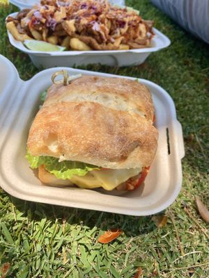 Aloha burger  at Earth Aloha Eats - Waikiki in Honolulu