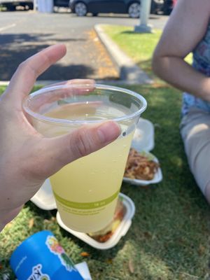 Amazing lemonade (a little tart for me but super refreshing)   at Earth Aloha Eats - Waikiki in Honolulu