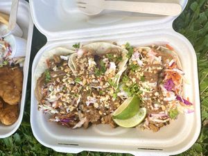 Thai chicken tacos   at Earth Aloha Eats - Waikiki in Honolulu