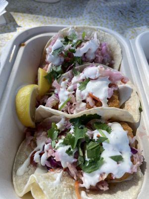 “Fish” Tacos  at Earth Aloha Eats - Waikiki in Honolulu