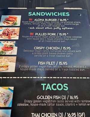 Sandwiches at Earth Aloha Eats - Waikiki in Honolulu