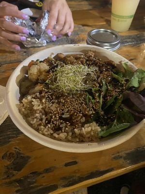 Asian Teriyaki  at Earth Aloha Eats - Waikiki in Honolulu