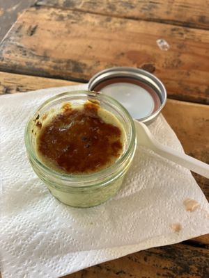creme brûlée  at Earth Aloha Eats - Waikiki in Honolulu