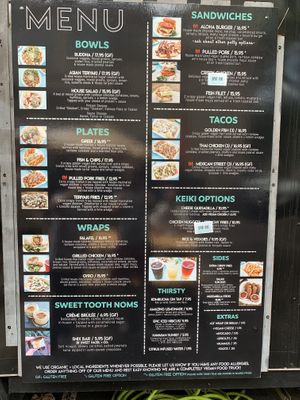 menu  at Earth Aloha Eats - Waikiki in Honolulu