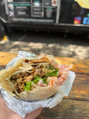 Grilled chicken Burrito at Earth Aloha Eats - Waikiki in Honolulu