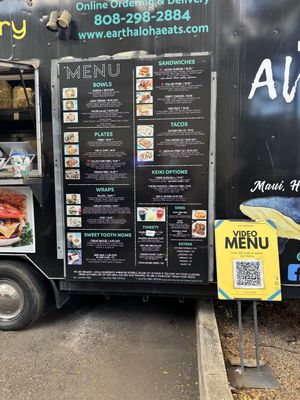 Menu   at Earth Aloha Eats - Waikiki in Honolulu