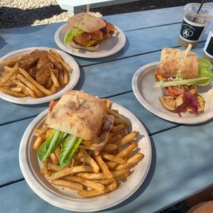 Great portion sizes and their fries are delicious too! 😋 10/10 would recommend. at Earth Aloha Eats - Waikiki in Honolulu