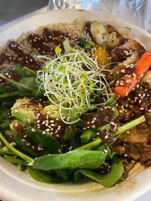 Asian Teriyaki Bowl at Earth Aloha Eats - Waikiki in Honolulu
