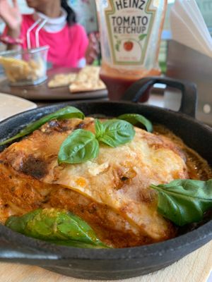 Lasagna at Just Vegan in Sunshine