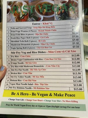   at Just Vegan in Sunshine