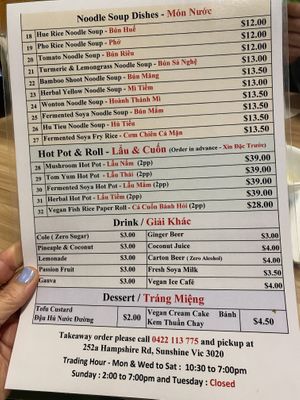   at Just Vegan in Sunshine