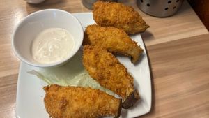 Mushroom drumsticks   at Just Vegan in Sunshine