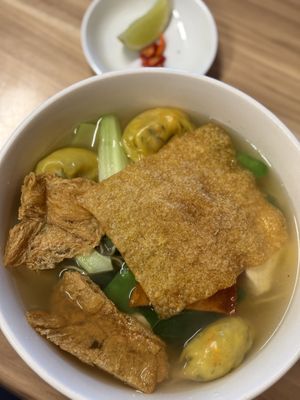 Wonton Soup  at Just Vegan in Sunshine