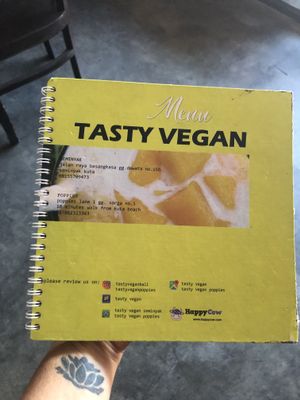Menu  at Tasty Vegan - Jl Danau Poso in Sanur