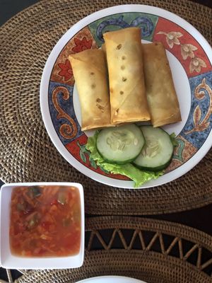 Spring rolls ❤️ at Tasty Vegan - Jl Danau Poso in Sanur