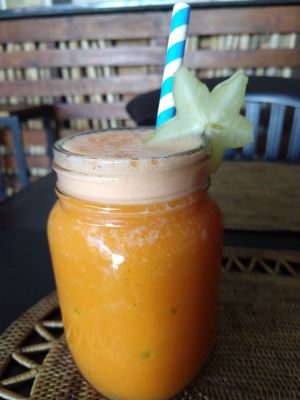 Papaya mango mix fruit at Tasty Vegan - Jl Danau Poso in Sanur