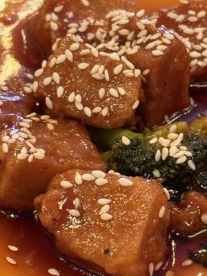 Sesame Veg Chicken  at Super Bowl Cuisine in Kingston