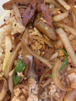 Mongolian Veg Beef  at Super Bowl Cuisine in Kingston