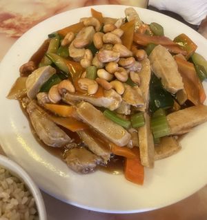 Veg Chicken + Cashew Nut  at Super Bowl Cuisine in Kingston