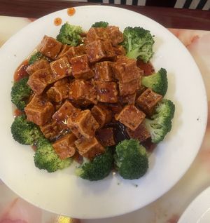 General Tso’s Tofu  at Super Bowl Cuisine in Kingston