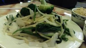 Healthy Vegetables served at Super Bowl Cuisine at Super Bowl Cuisine in Kingston